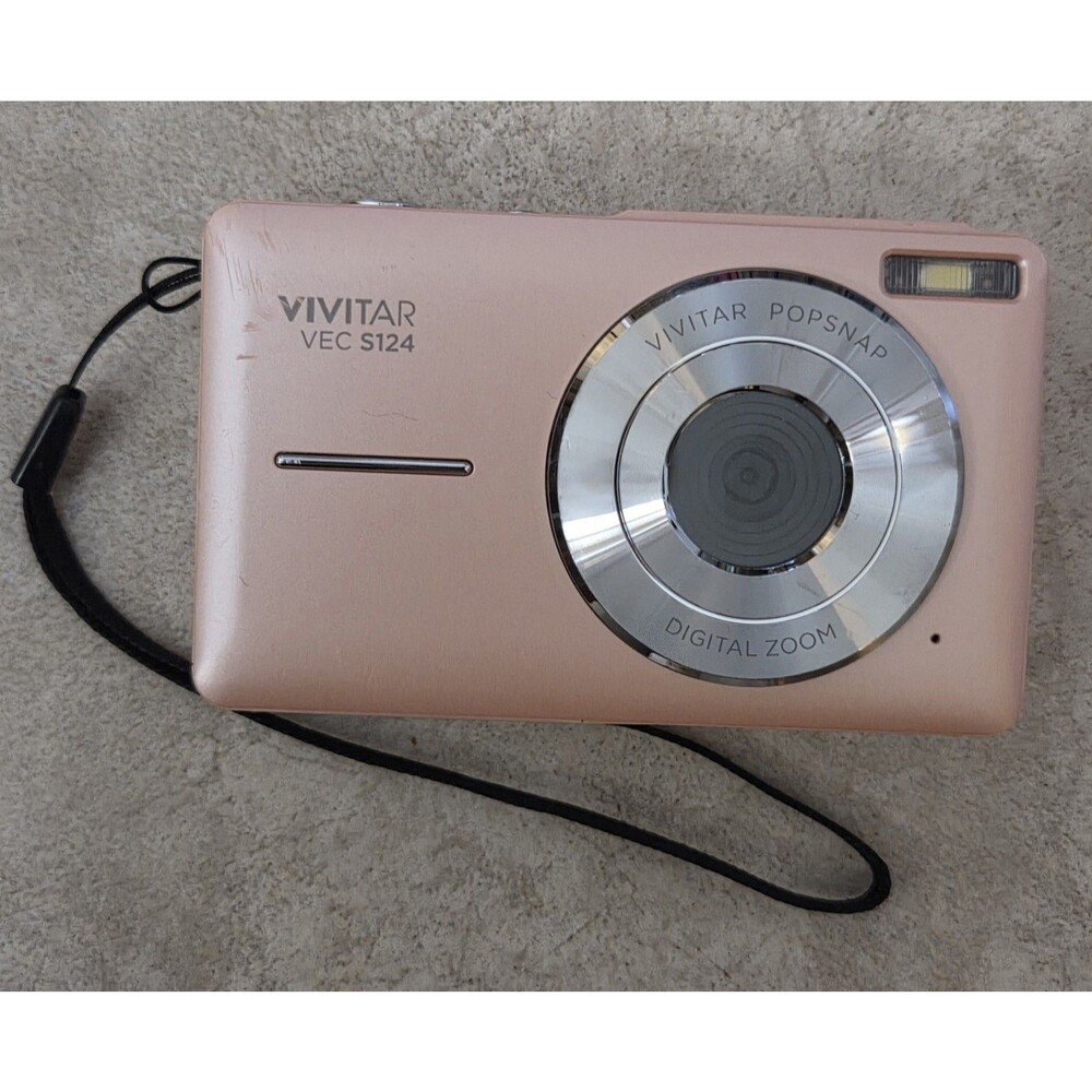 Digital Camera VIVITAR VEC S124 Pink Pre-owned